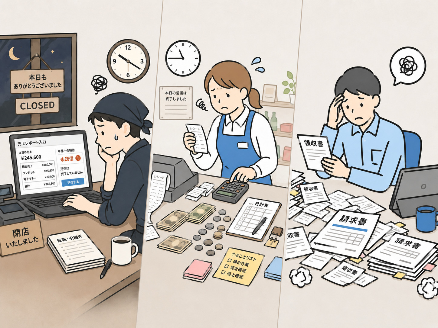BEFORE 導入前の課題イメージ