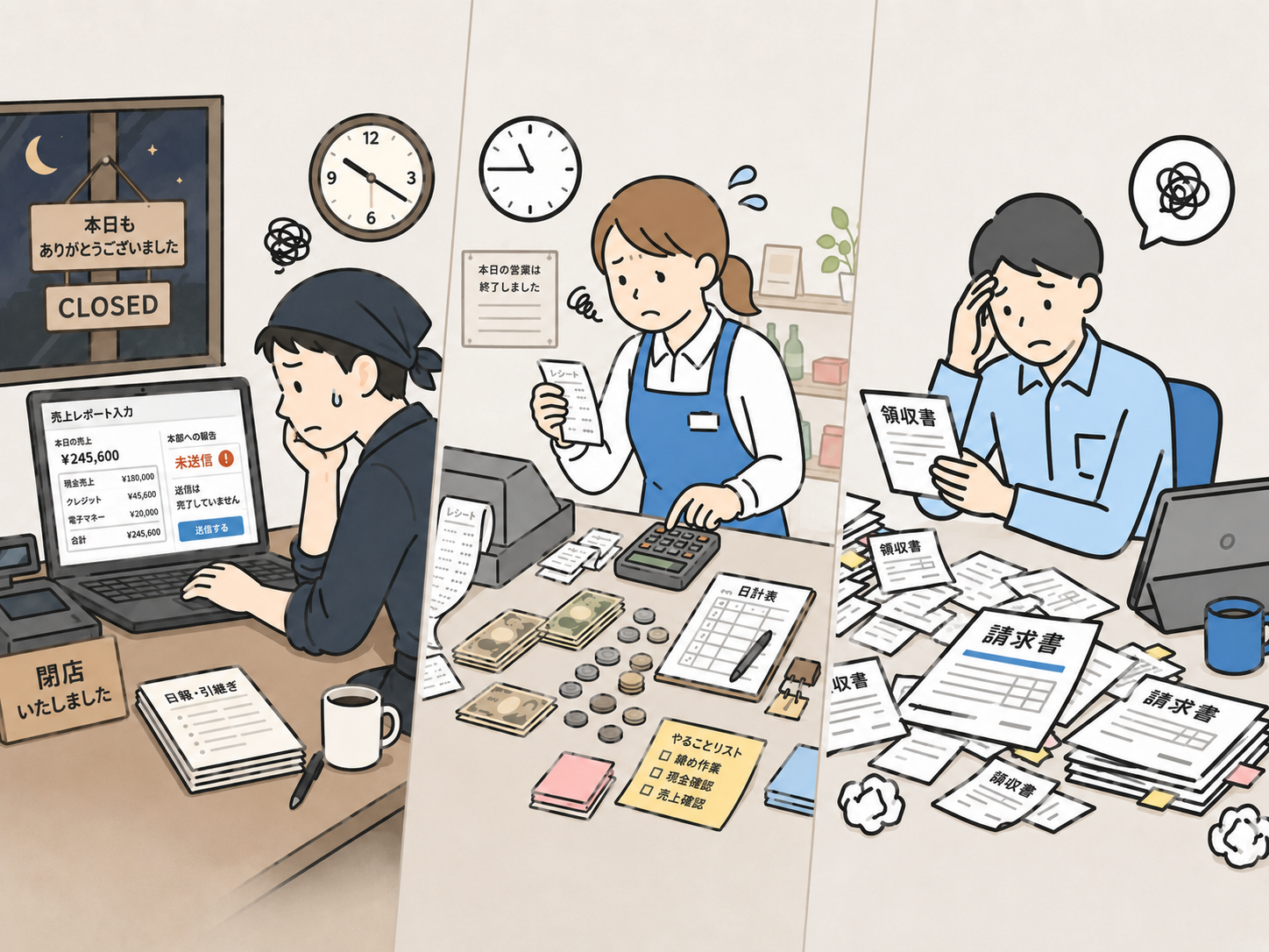 BEFORE 導入前の課題イメージ