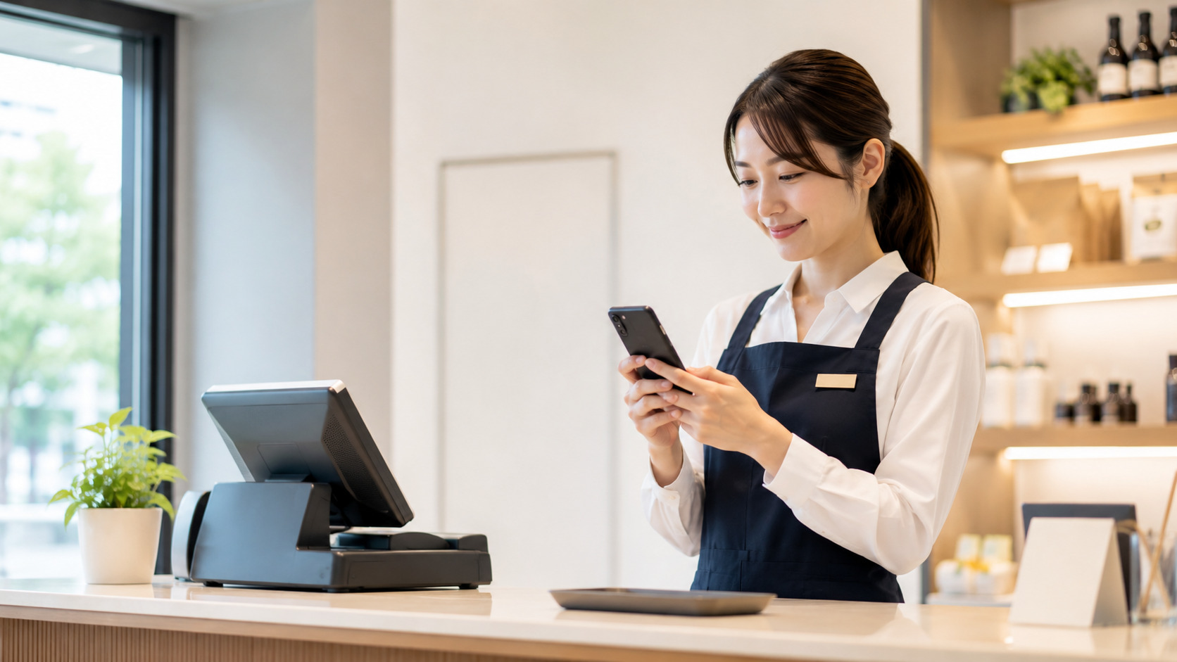 POINT 1 現場スタッフがスマホでかんたん入力